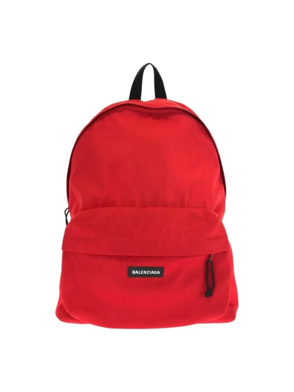 Balenciaga Explorer Red Black Canvas Backpack